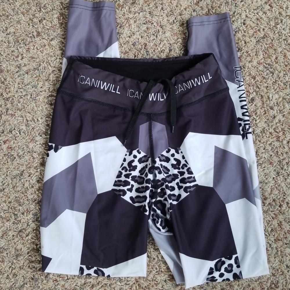 I Can I Will workout pants